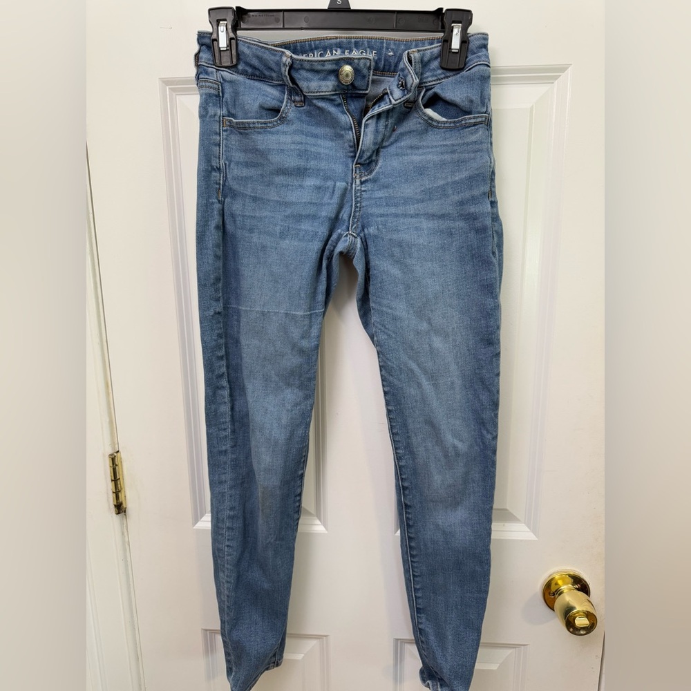 NWOT American Eagle Outfitters Blue Skinny Jeans